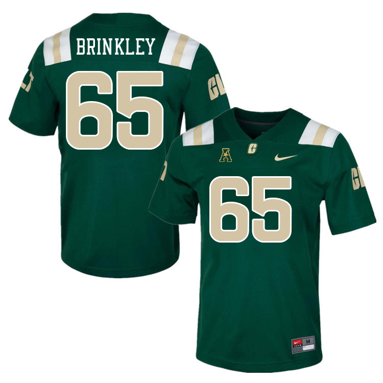 Charlotte 49ers #65 Boston Brinkley College Football Jerseys Stitched Sale-Green